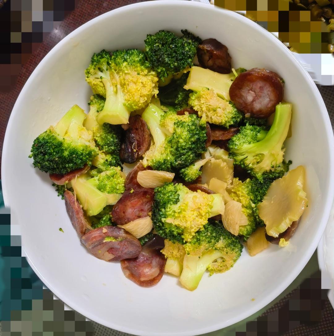 减肥去脂的西兰花炒虾仁