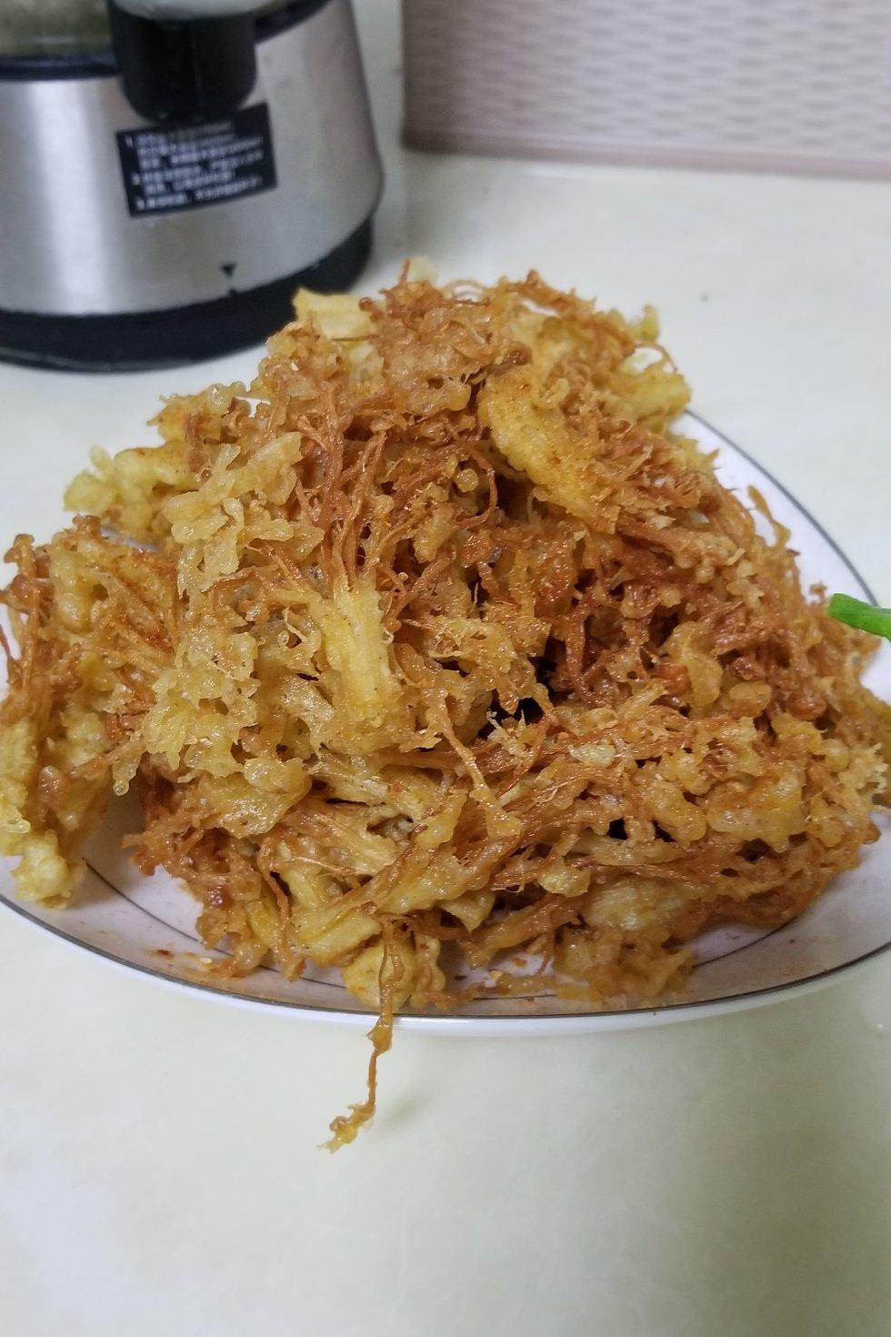 油炸椒盐金针菇