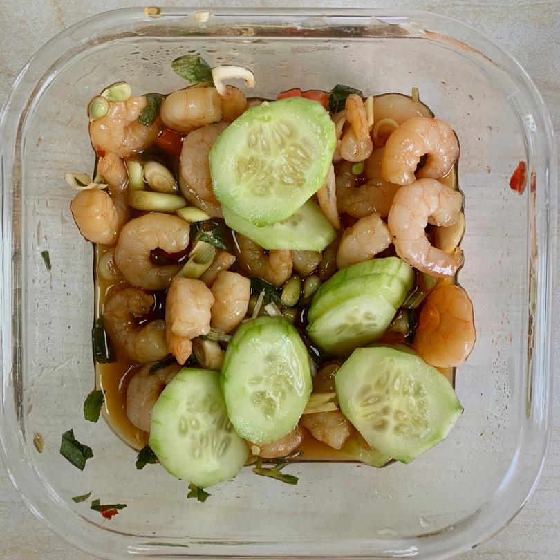 泰式青柠香茅浸虾 | Thai Lemongrass Flavored Shrimp