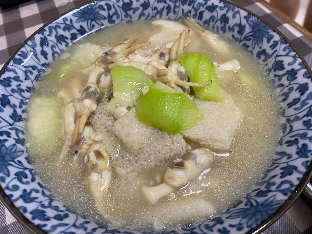 丝瓜炒蛏子