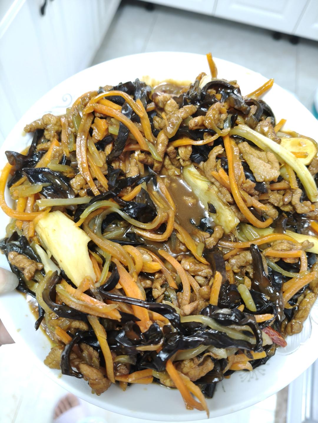 家常鱼香肉丝（鸡胸肉）