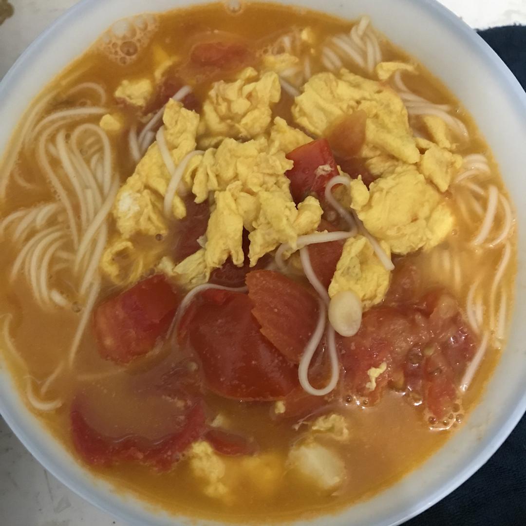 超级入味好吃的番茄鸡蛋面