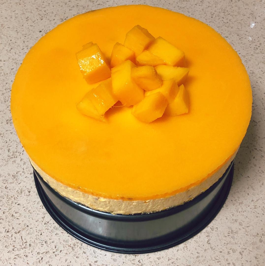 【视频】芒果慕斯（6寸） | 含镜面果胶配方