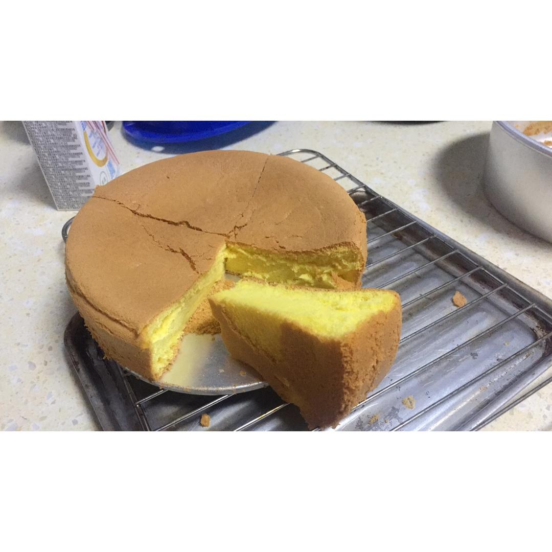 6寸原味戚风蛋糕