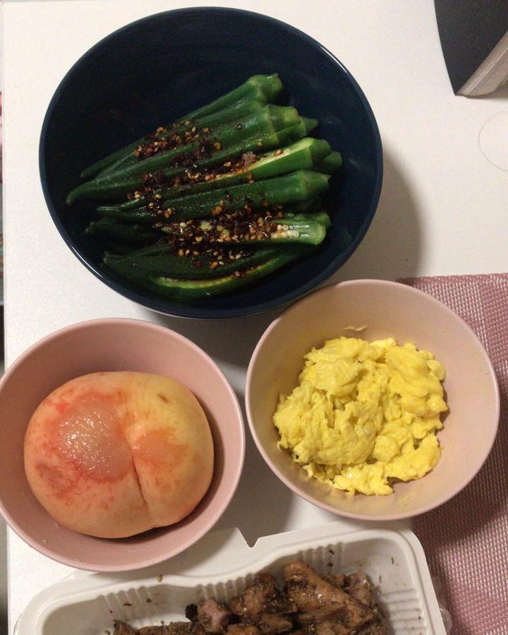 ‼️从此爱上秋葵‼️
白灼秋葵