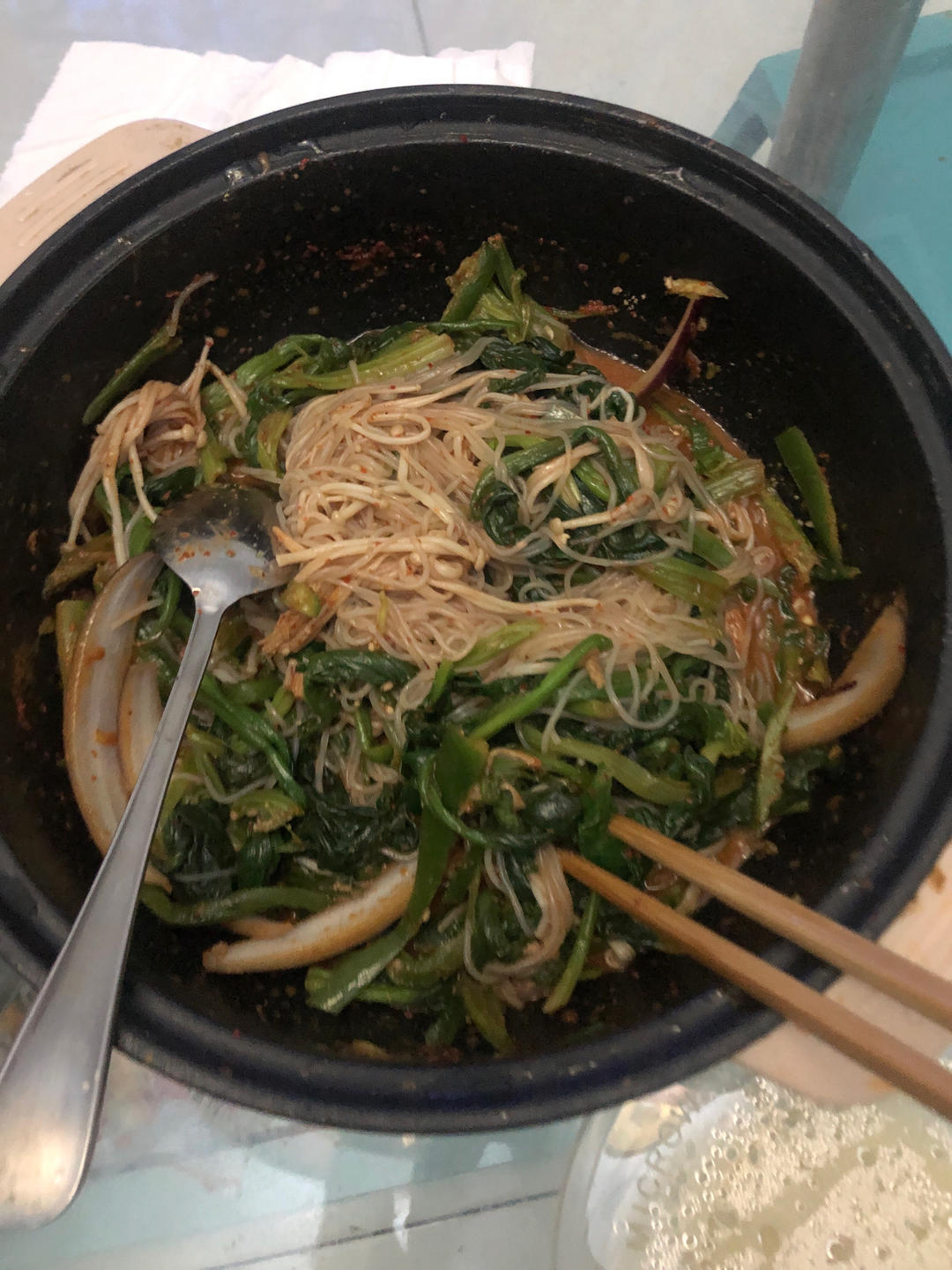 万能凉拌菜料汁（凉拌菠菜粉丝）