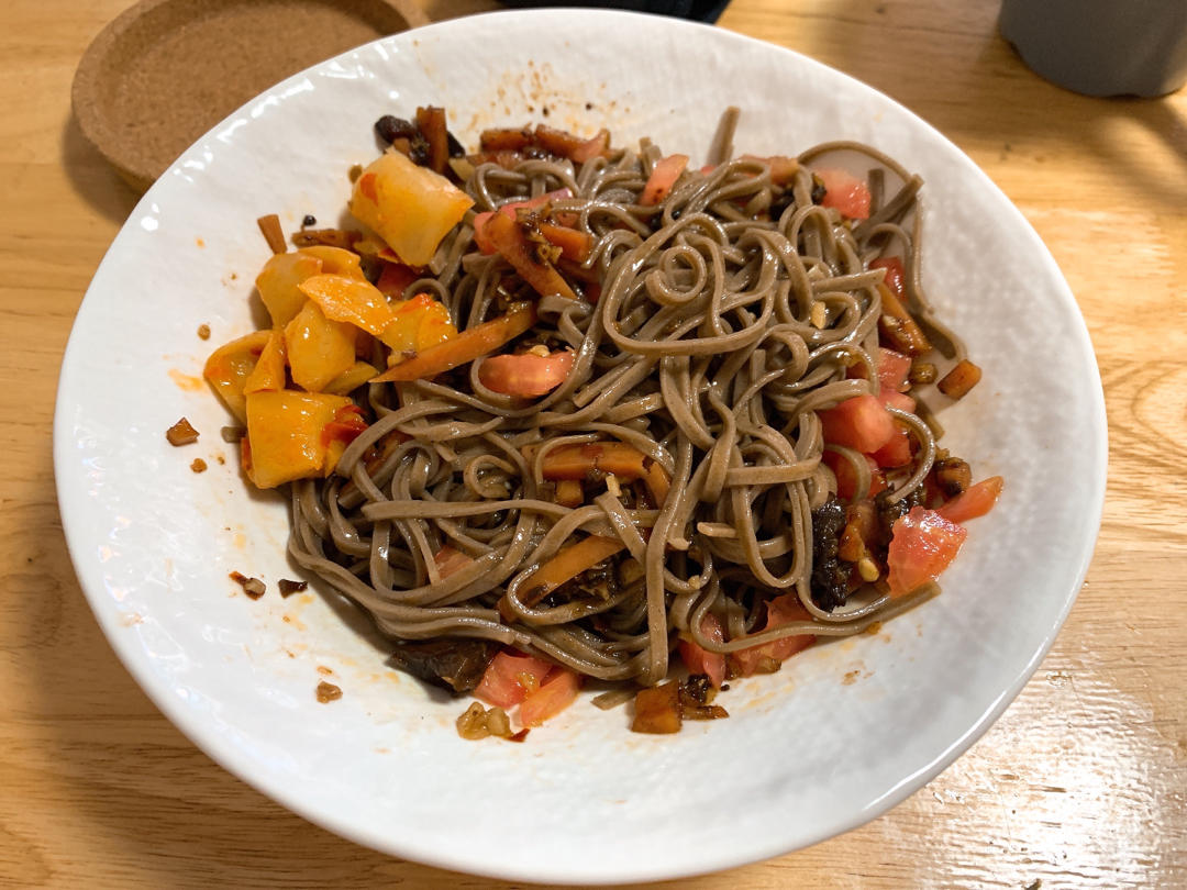 快手减脂餐❗️爆好吃的凉拌鸡丝荞麦面