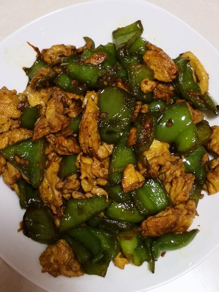 青椒炒鸡蛋(原图，从不修图)