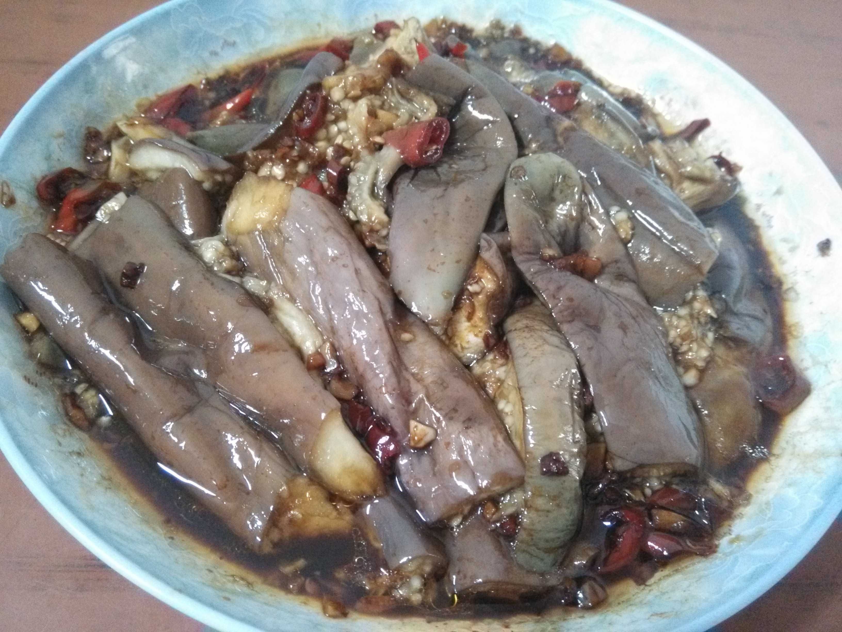 凉拌蒸茄子