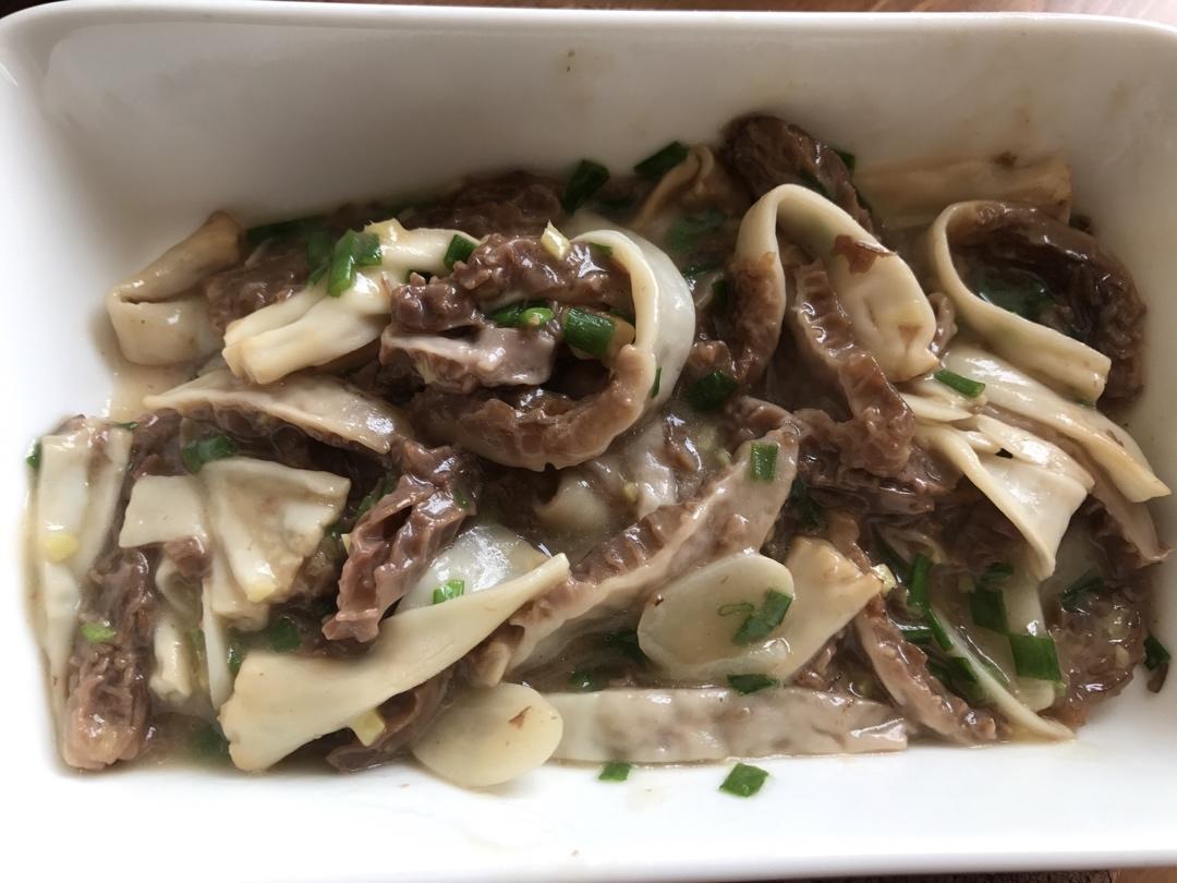 比肉好吃的素炒鲜羊肚菌
