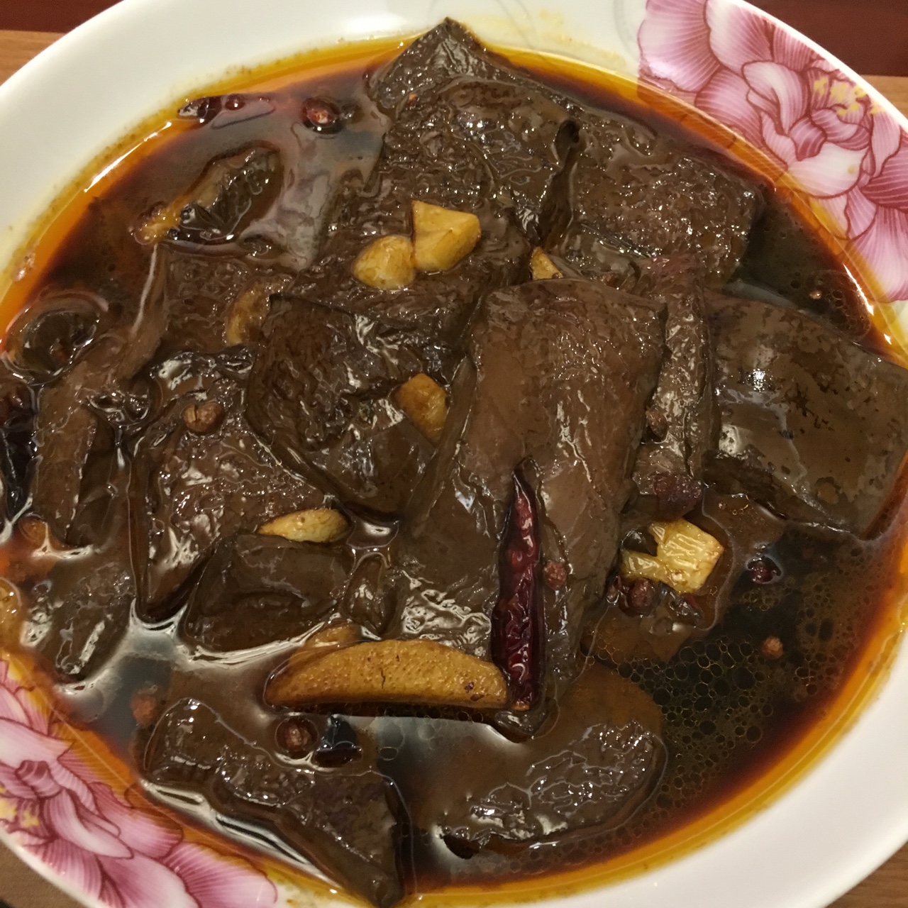 麻辣鸭血
