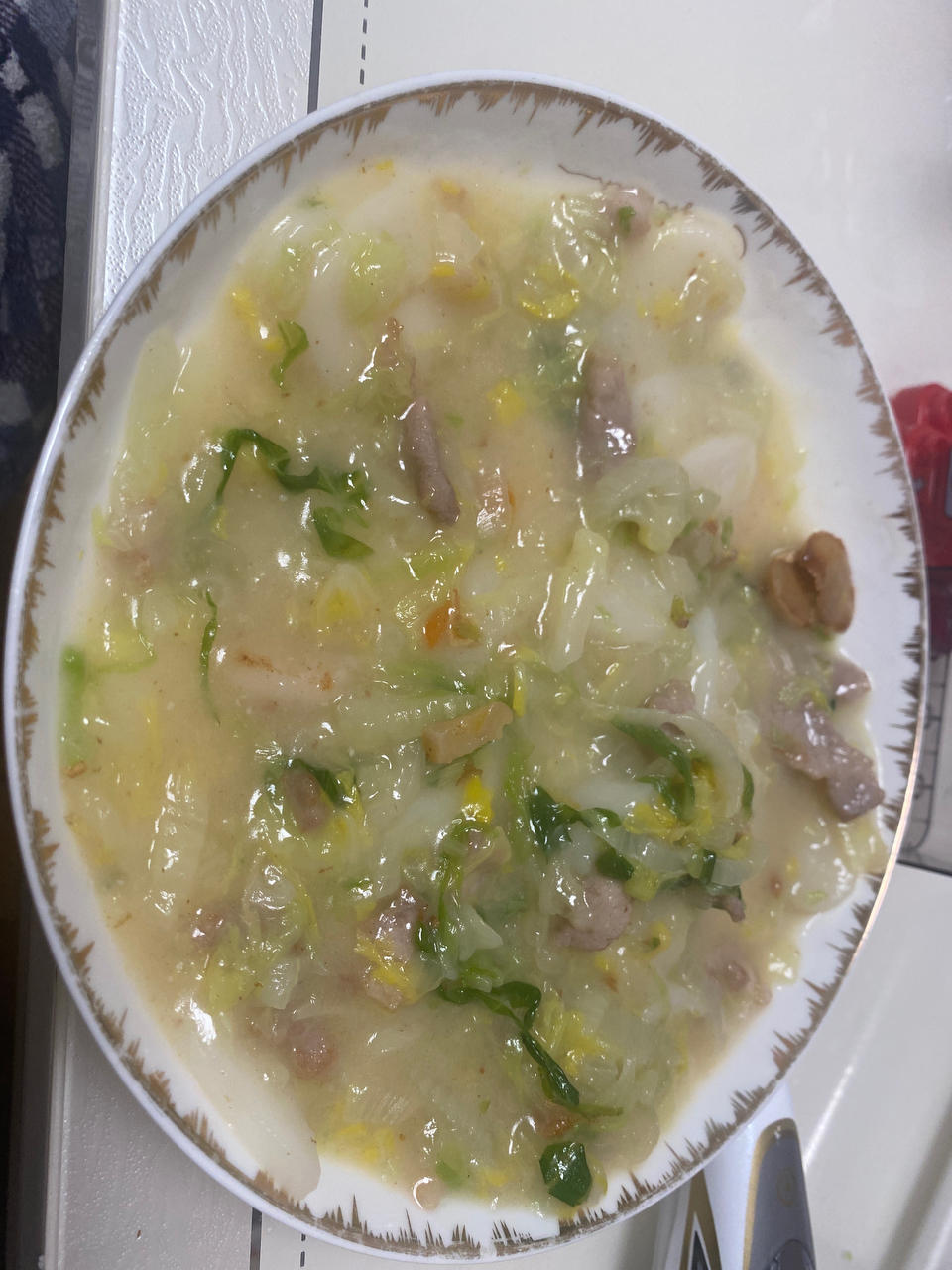 上海烂糊肉丝炒年糕