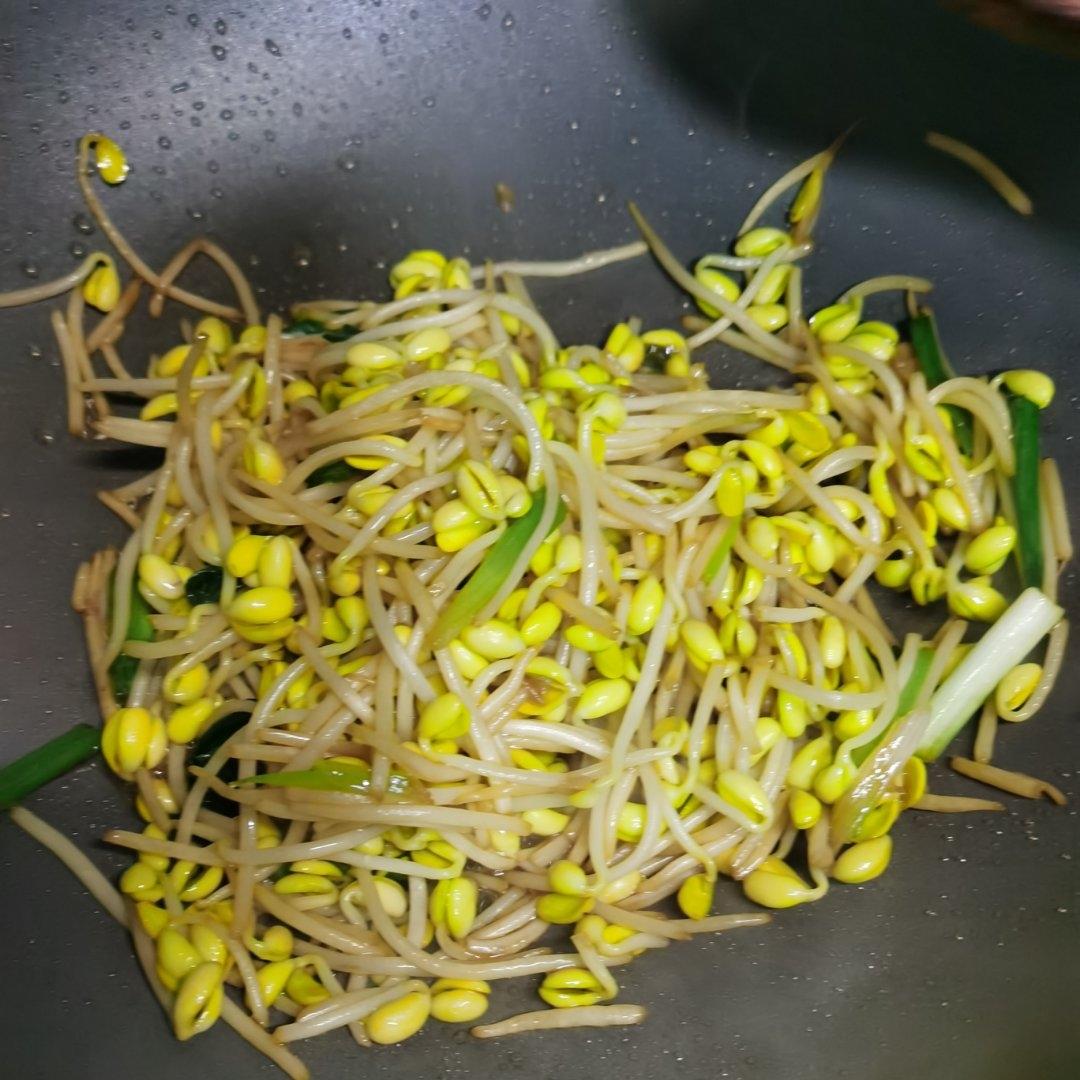 清炒黄豆芽