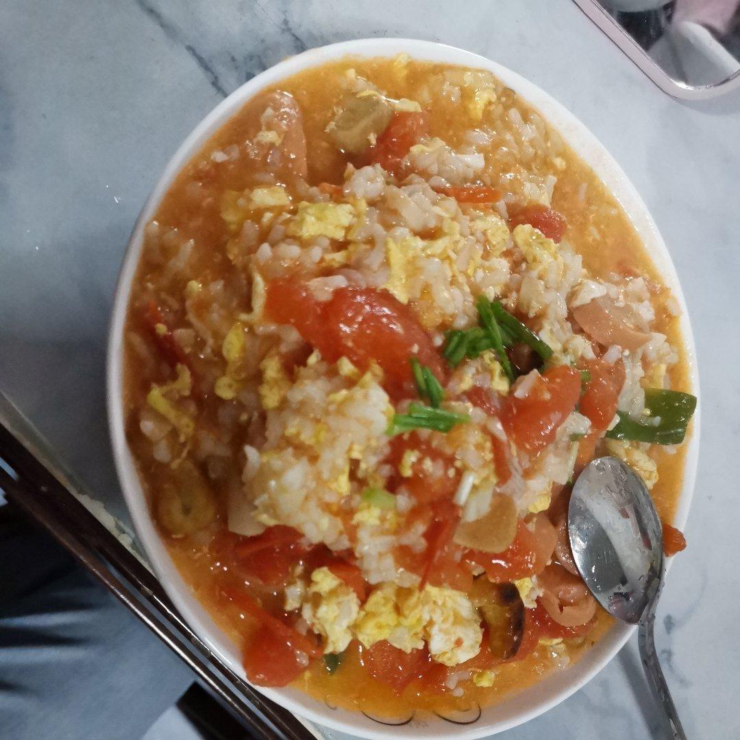 5分钟搞定超好吃的番茄🍅烩饭