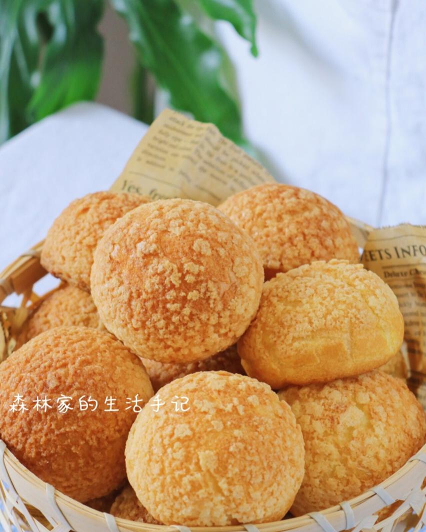 满满爆浆💯好吃到爆的【爆浆酥皮泡芙】