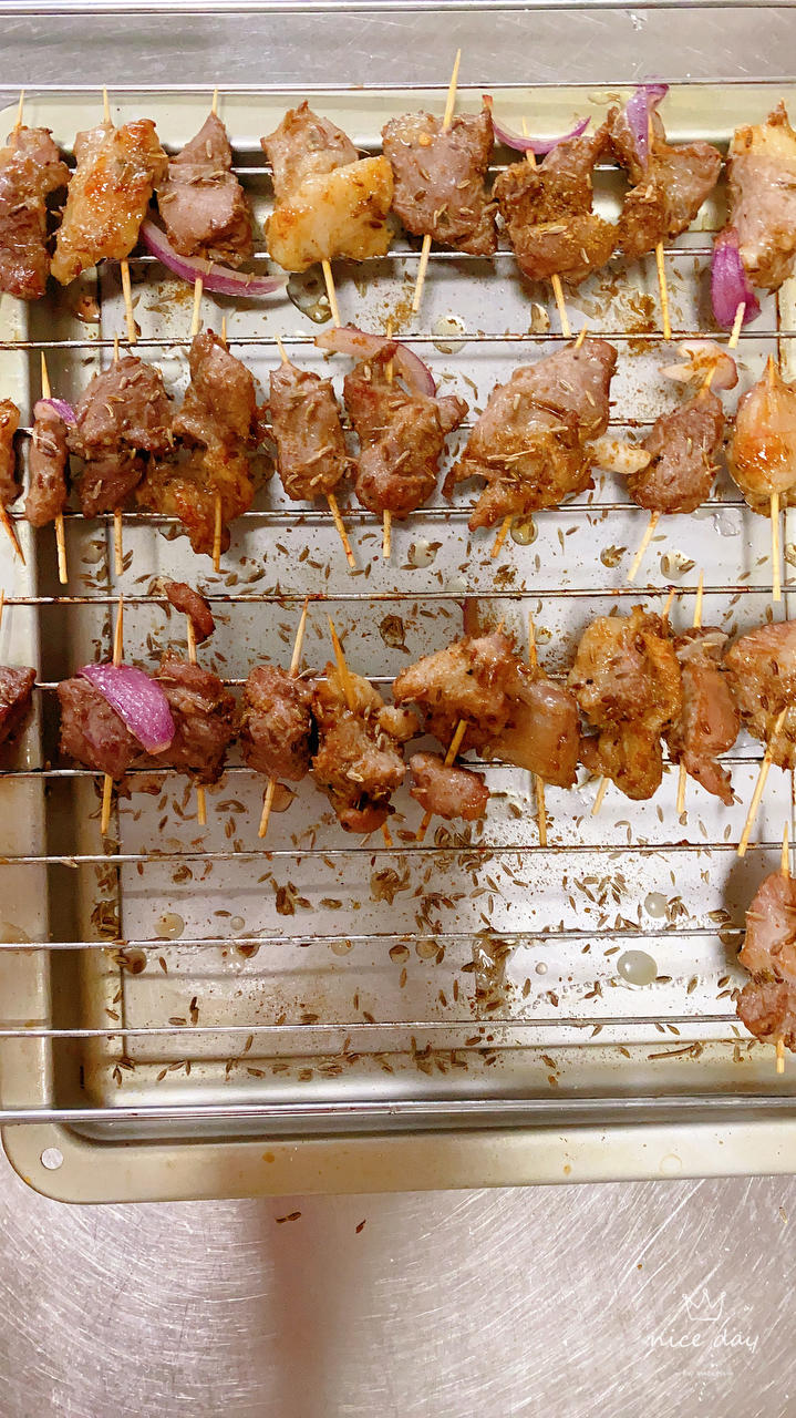 烤羊肉串
（烤箱版）