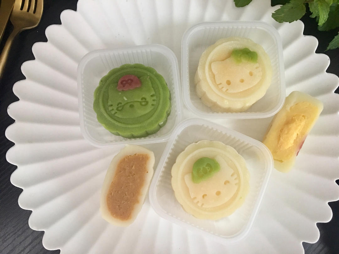 海盐太妃冰皮月饼