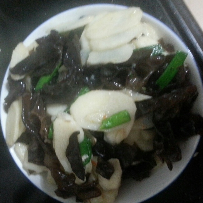 清炒山药木耳