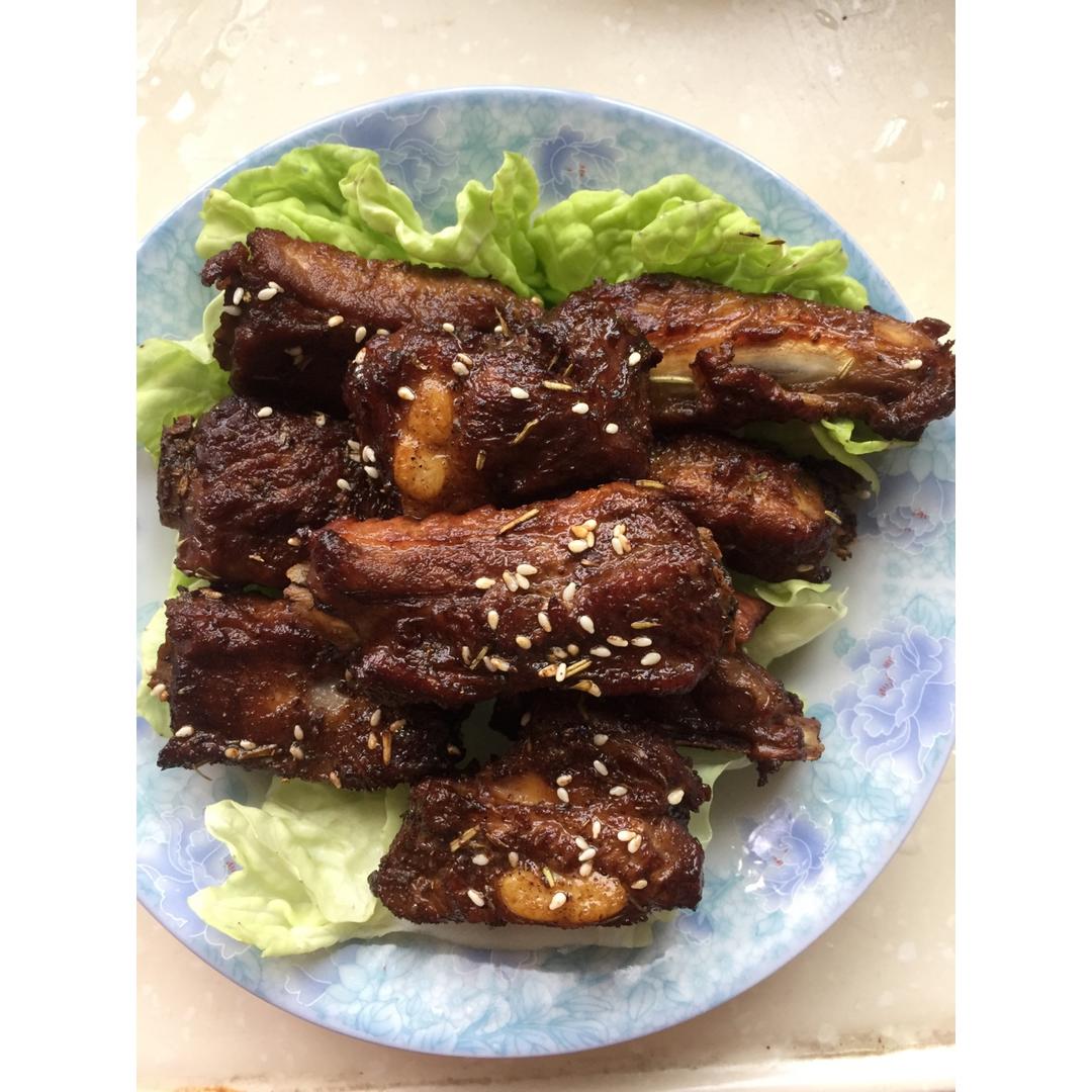 锡纸烤排骨