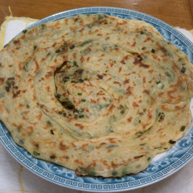 自制葱油饼