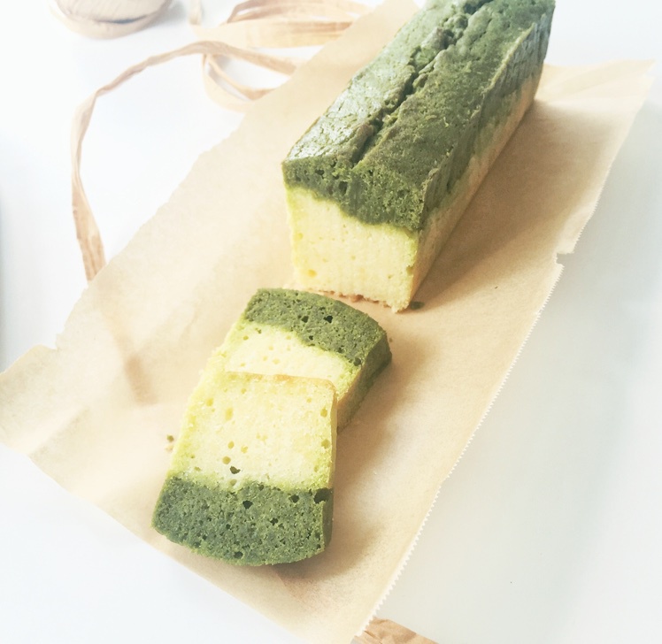 迷你抹茶大理石乳酪磅蛋糕