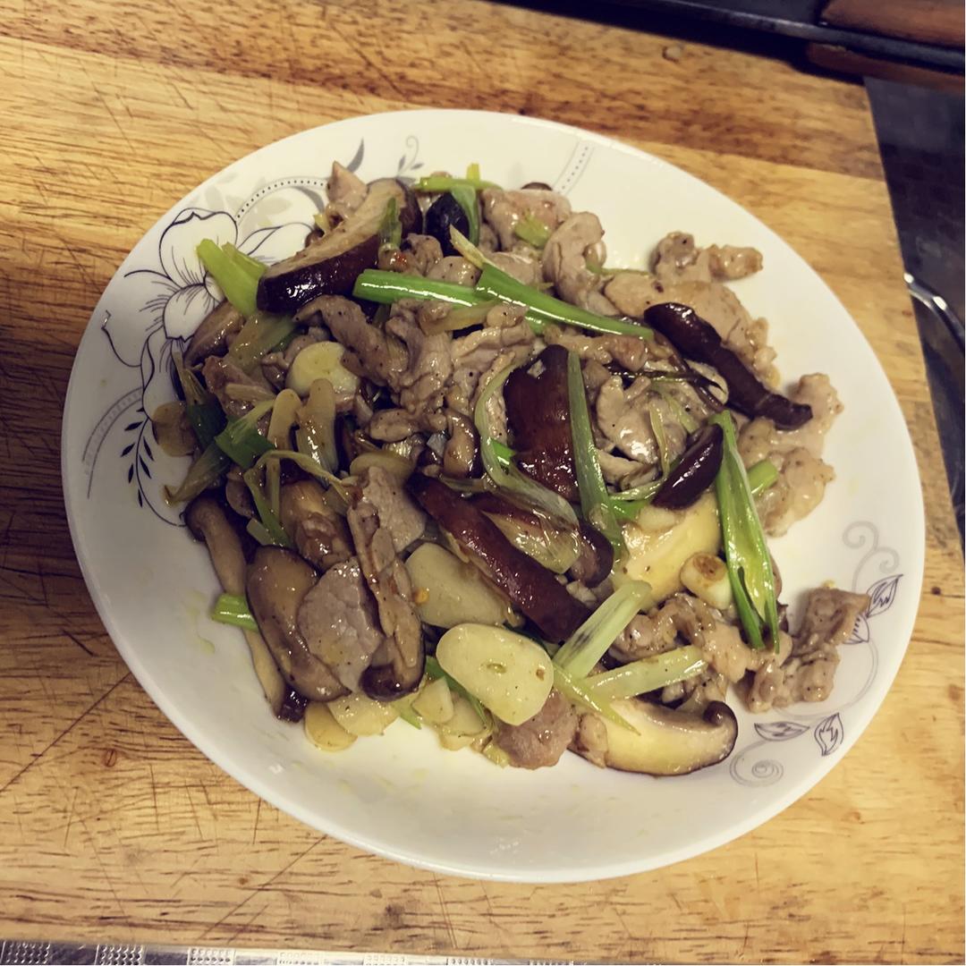 香菇炒肉