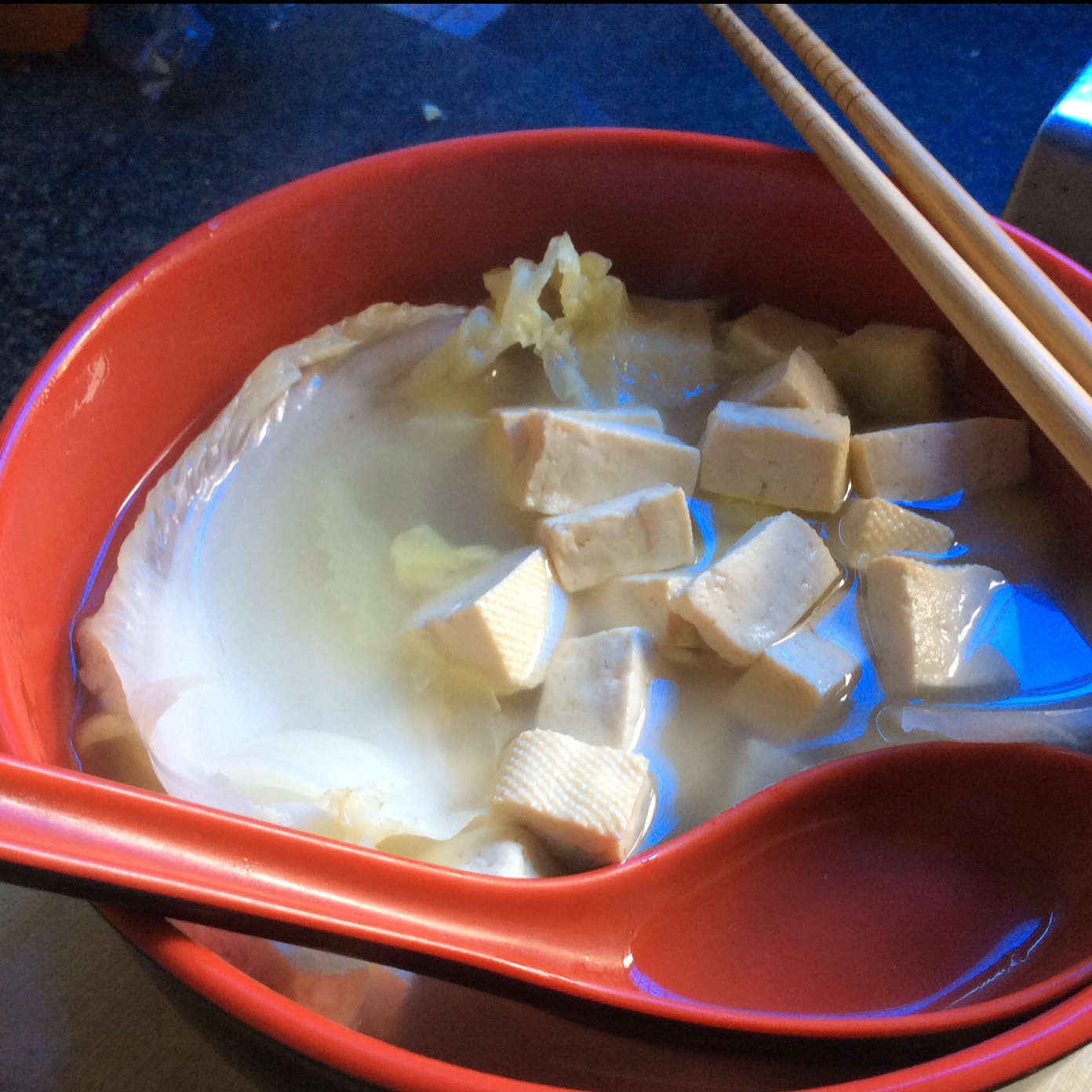 青菜豆腐汤