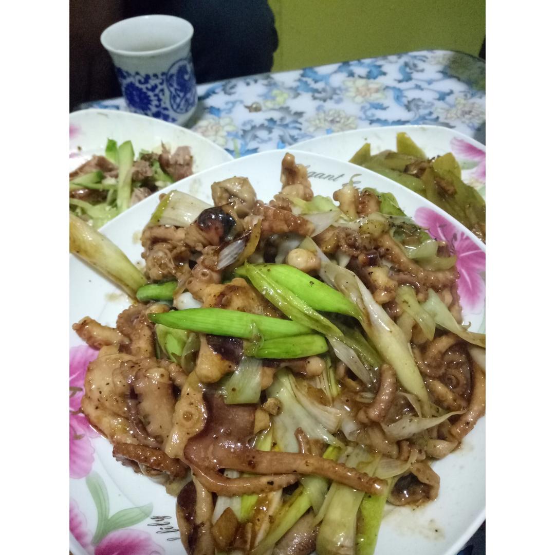 辣炒鱿鱼干