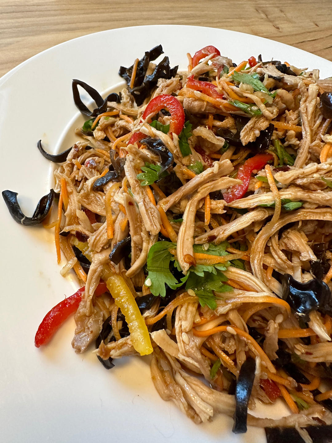 减脂健身｜凉拌手撕鸡丝（香辣&麻油版）