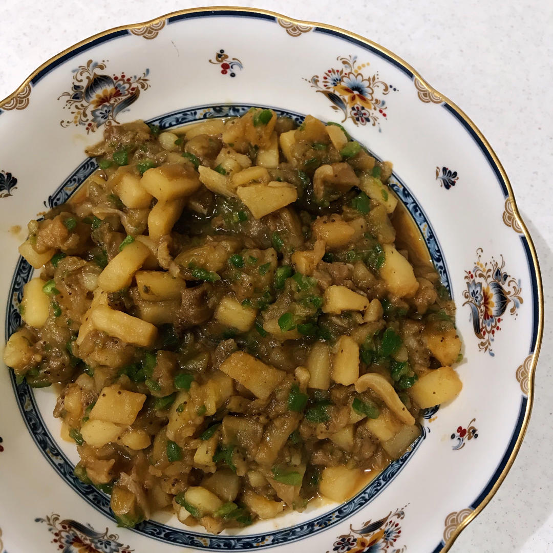 土豆炖茄子(东北菜)