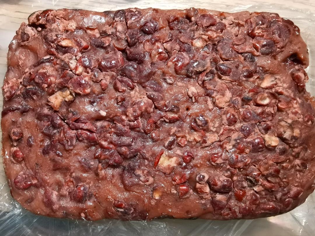 快手奶香红豆糕