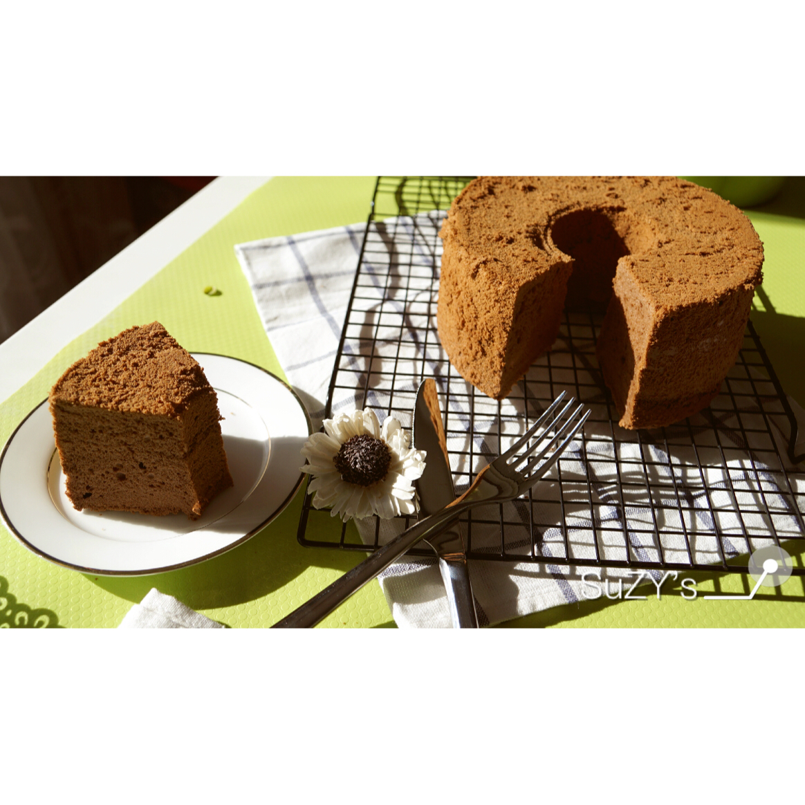 不消泡的巧克力戚风