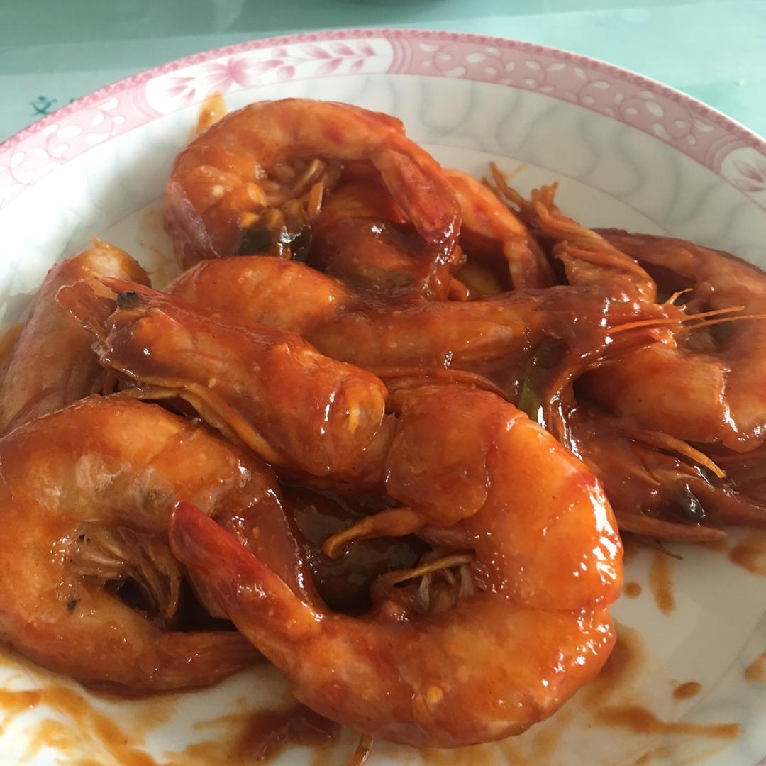 茄汁大对虾