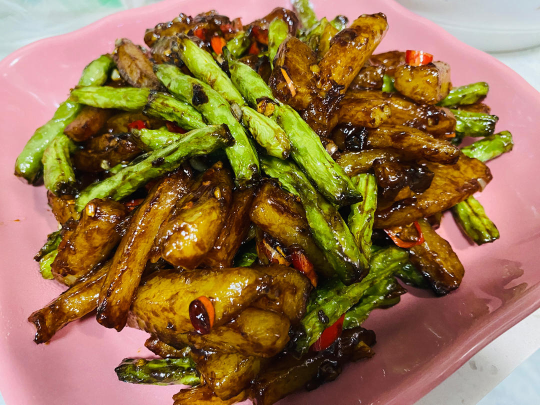 干煸豆角土豆