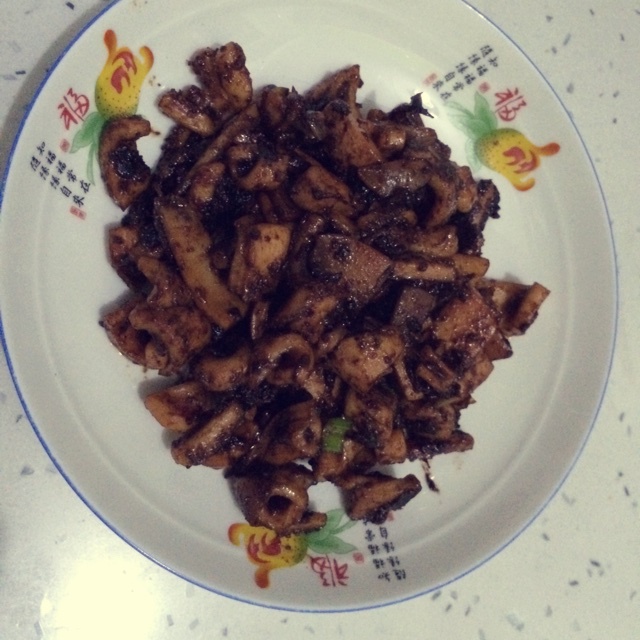 平底锅版铁板鱿鱼