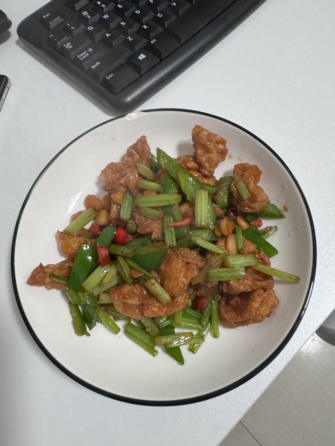 青椒豆腐