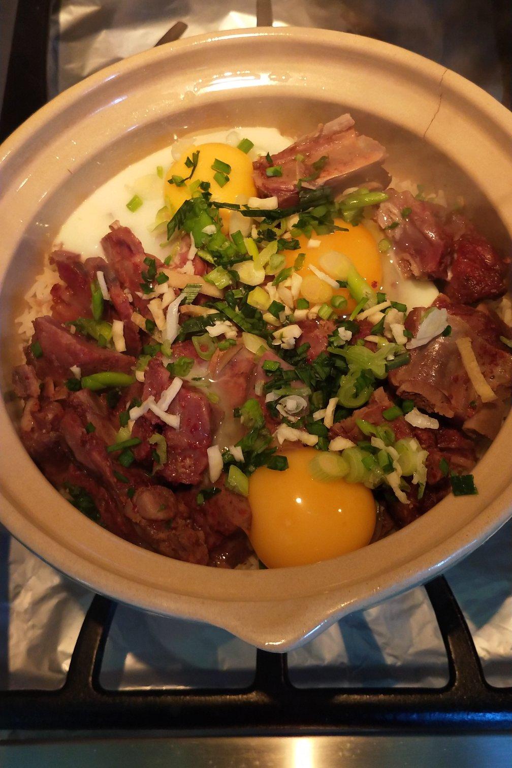 香肠煲仔饭