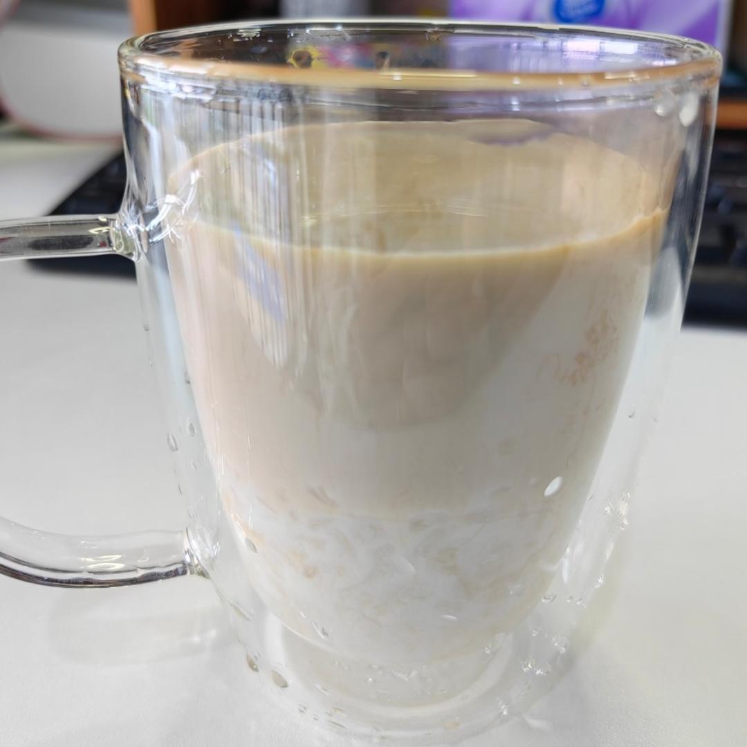 酒酿拿铁咖啡☕️一口上头，超好喝！