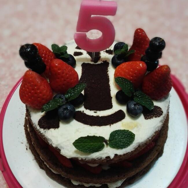 囡囡的五岁生日蛋糕