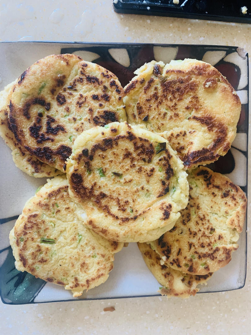 喷喷香的豆渣煎饼