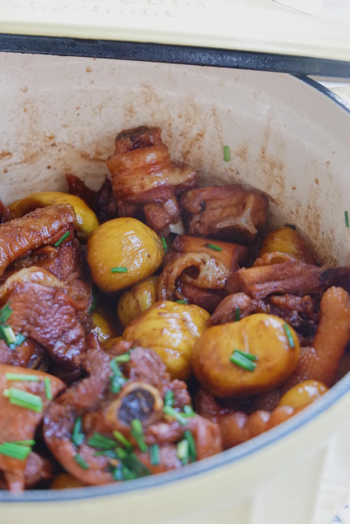 【栗子烧鸡】鸡肉都给你吃，栗子归我~