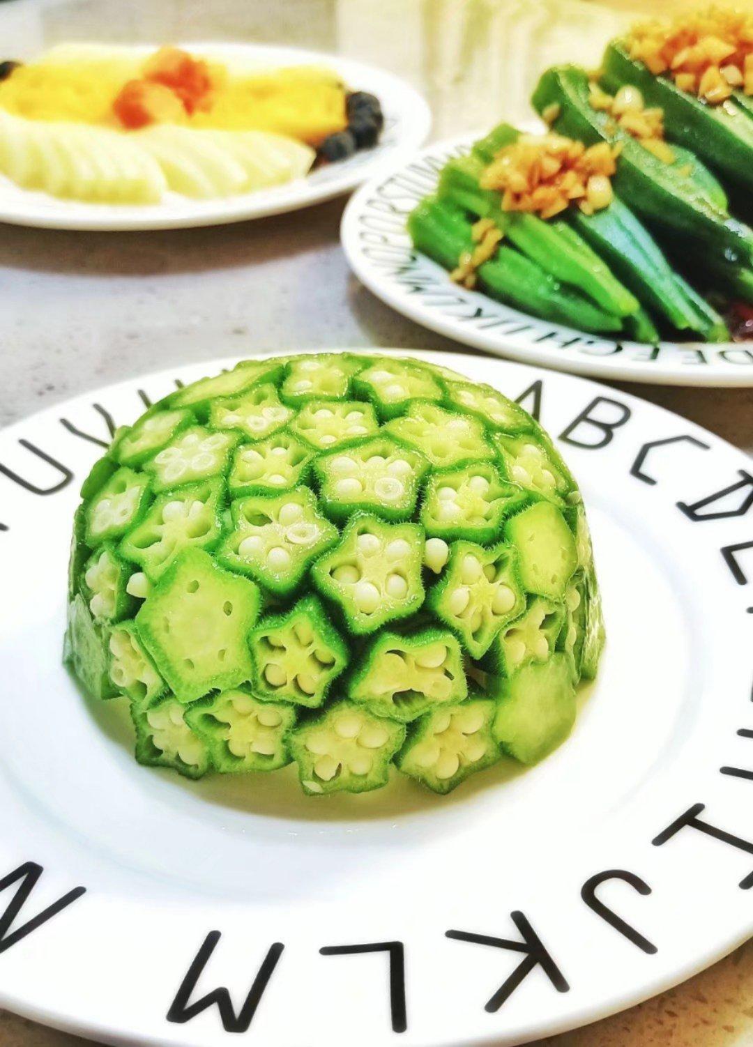 土豆泥秋葵
