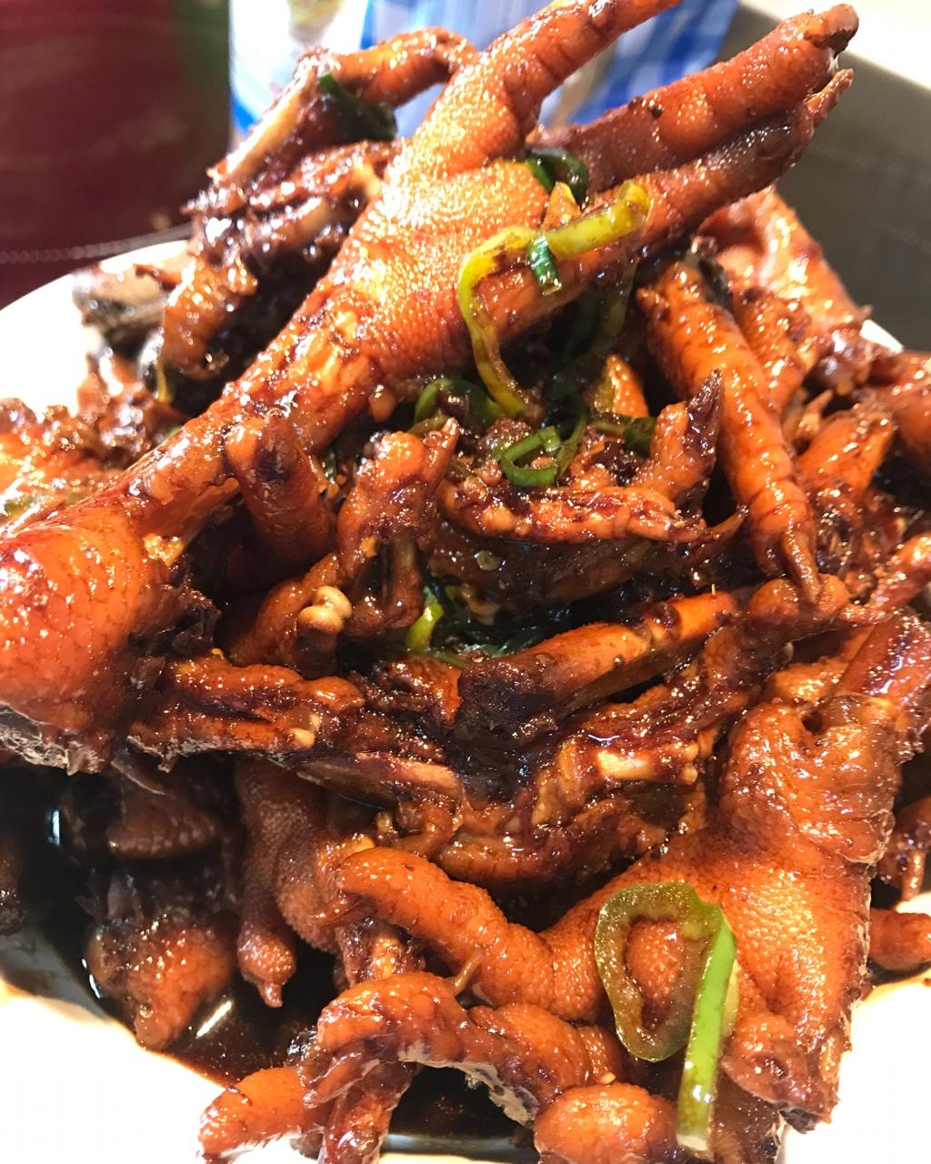 香辣烧鸡爪