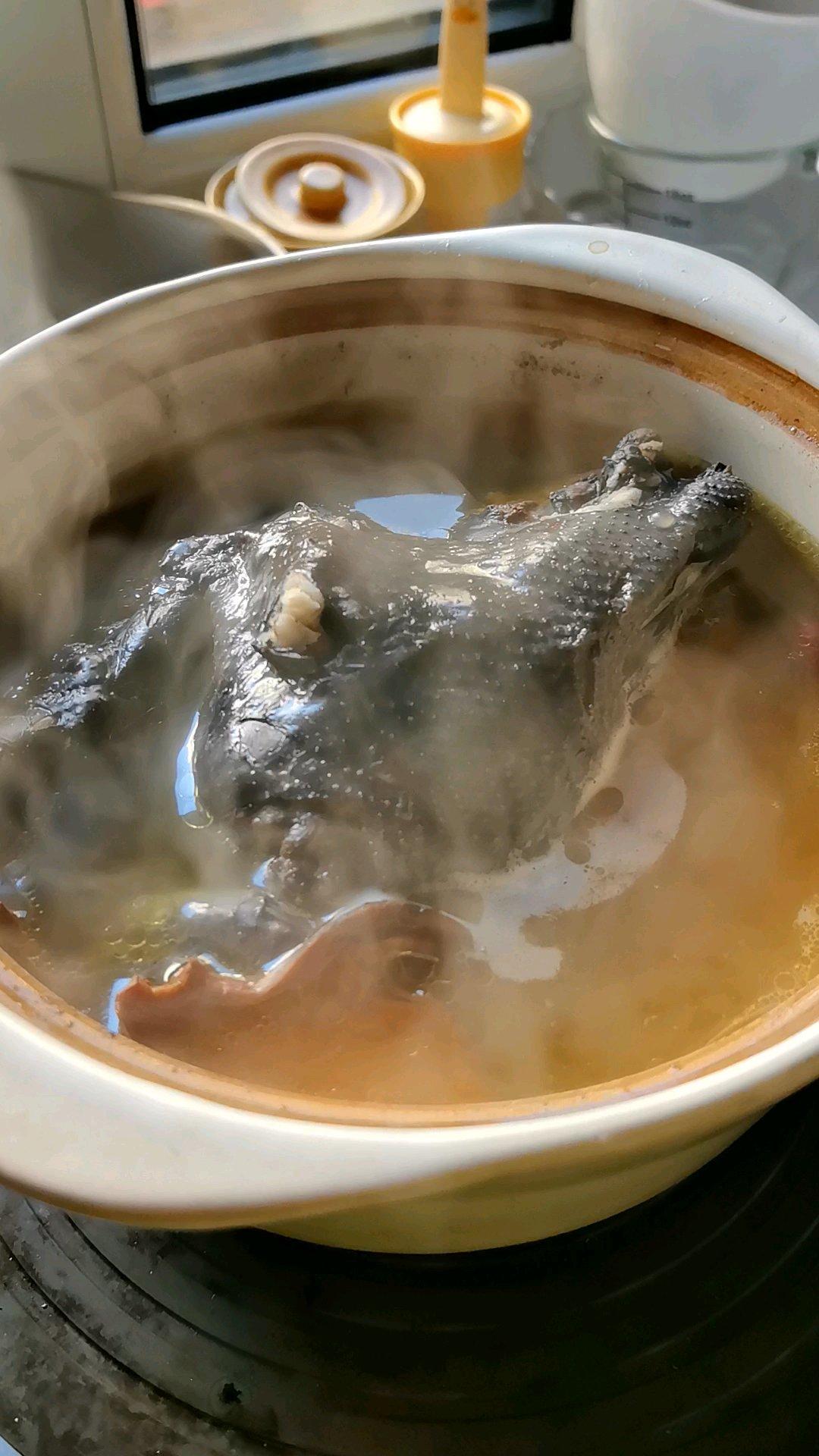 羊肚菌乌鸡炖汤-竹丝鸡汤-健脾开胃-滋阴补肾