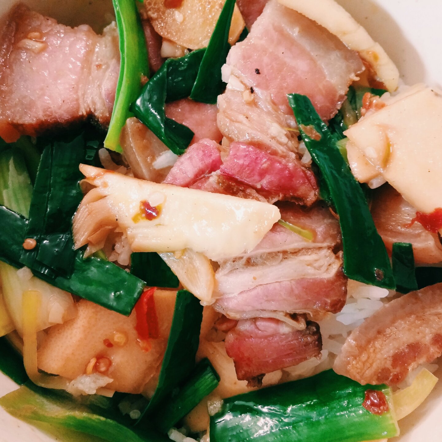 冬笋炒腊肉