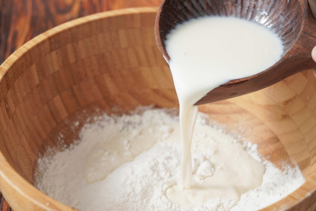 纯奶手撕吐司的做法 步骤1