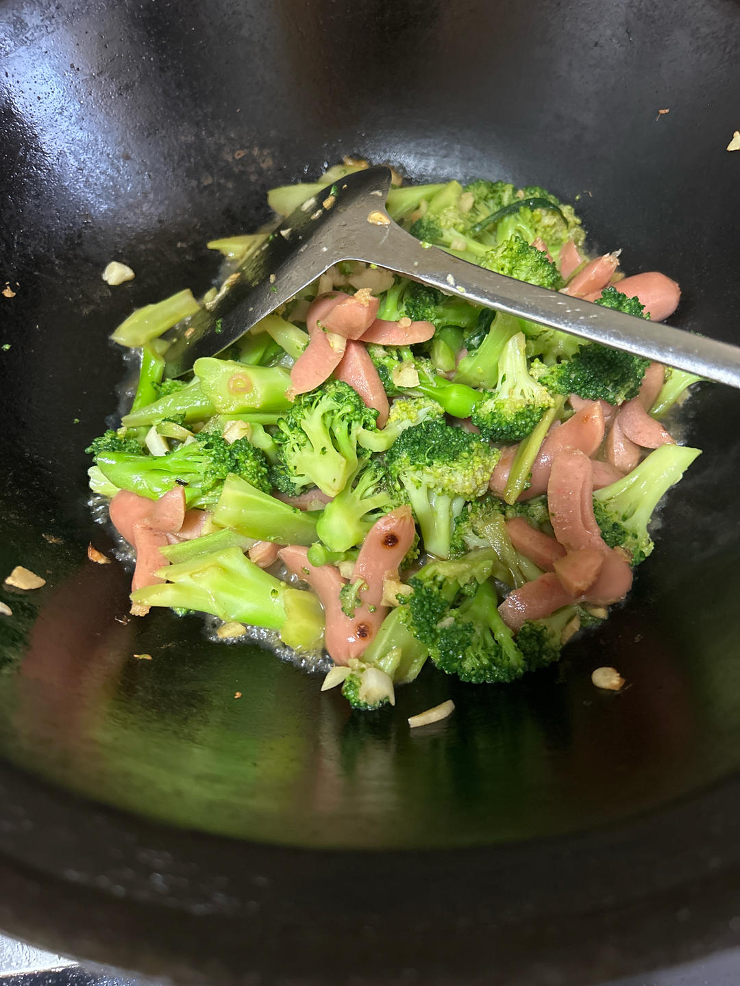 蒜蓉西兰花炒章鱼肠