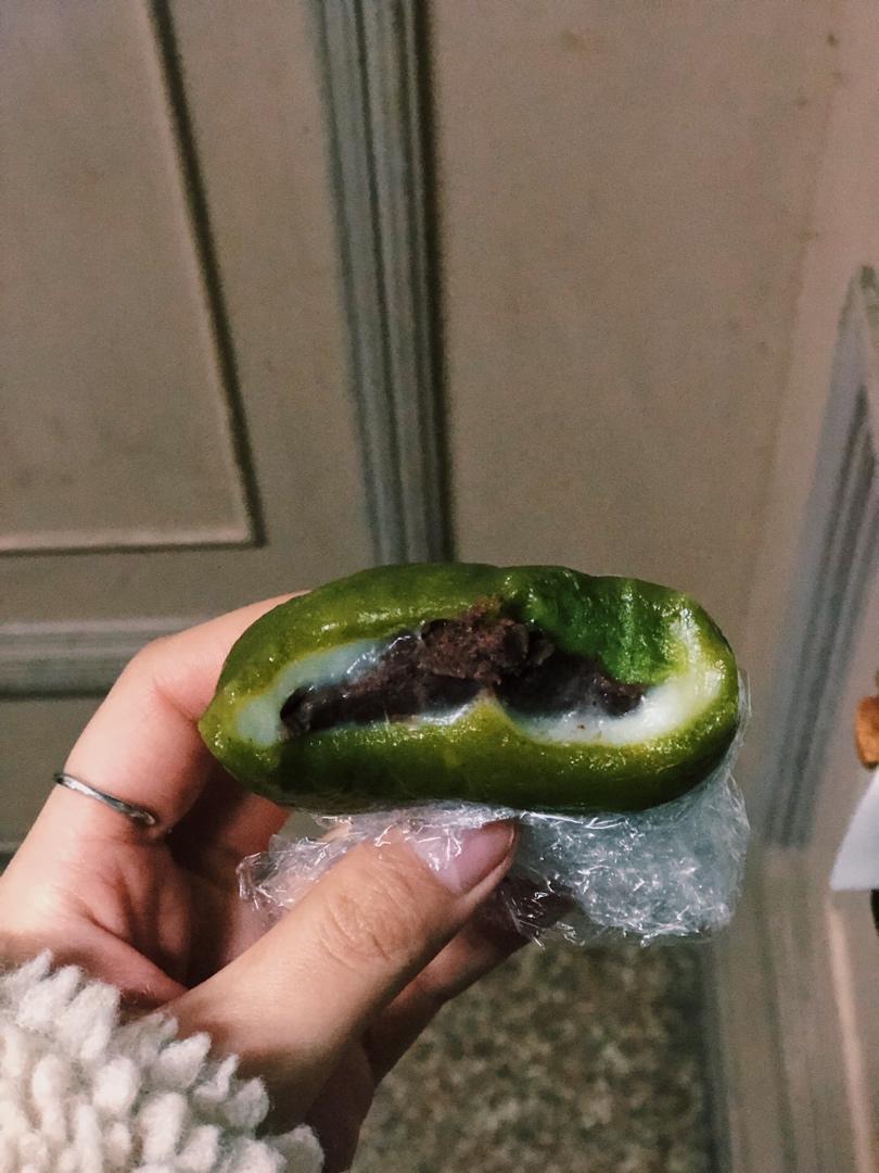 栗蓉麻薯青团