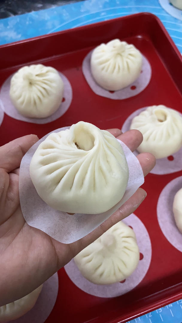 手工包子（肚脐包）