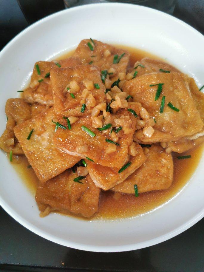 cloudfan做的焖煎豆腐